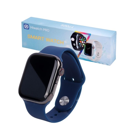 Smartwatch Hiwatch Pro T700s Serie 7 Bluetooth Call Body Fit Monitor de Frecuencia Cardíaca Rastreador Azul